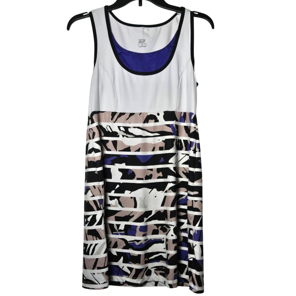 Tail Sleeveless Mini Dress Medium Active Golf Tennis Athletic Stretch Sporty